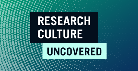 The logo for the Research Culture Uncovered podcast series